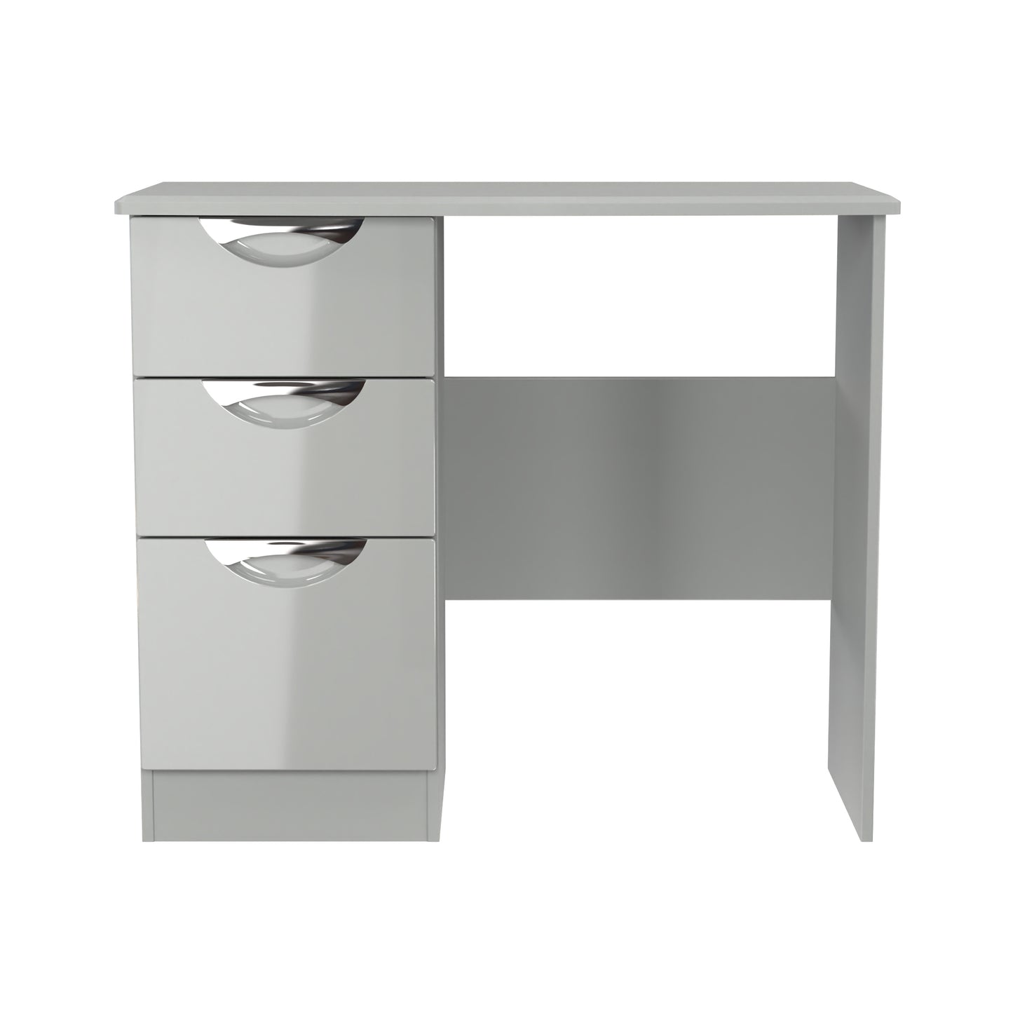 Camden Desk Grey 3 Drawers 93cm
