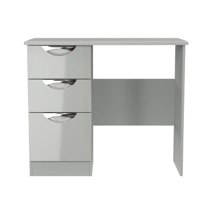 Camden Desk Grey 3 Drawers 93cm