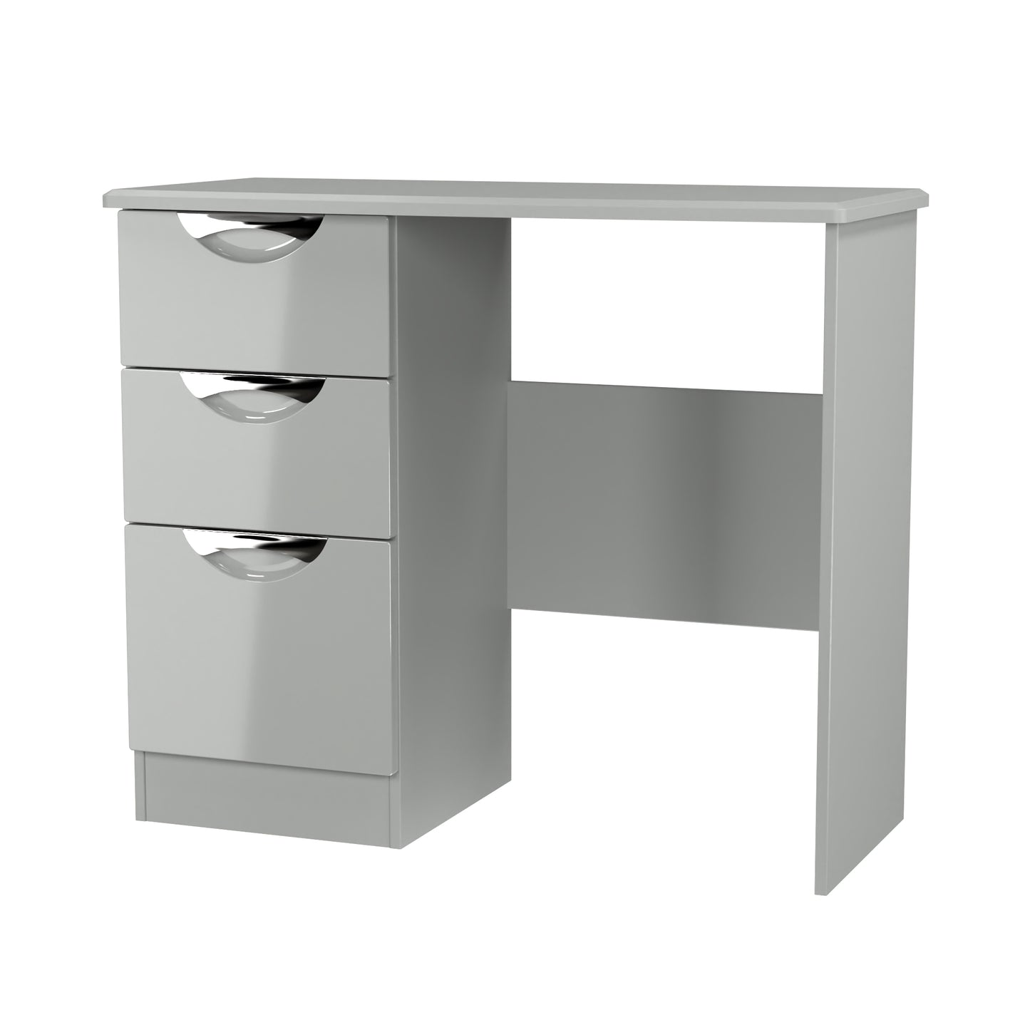 Camden Desk Grey 3 Drawers 93cm