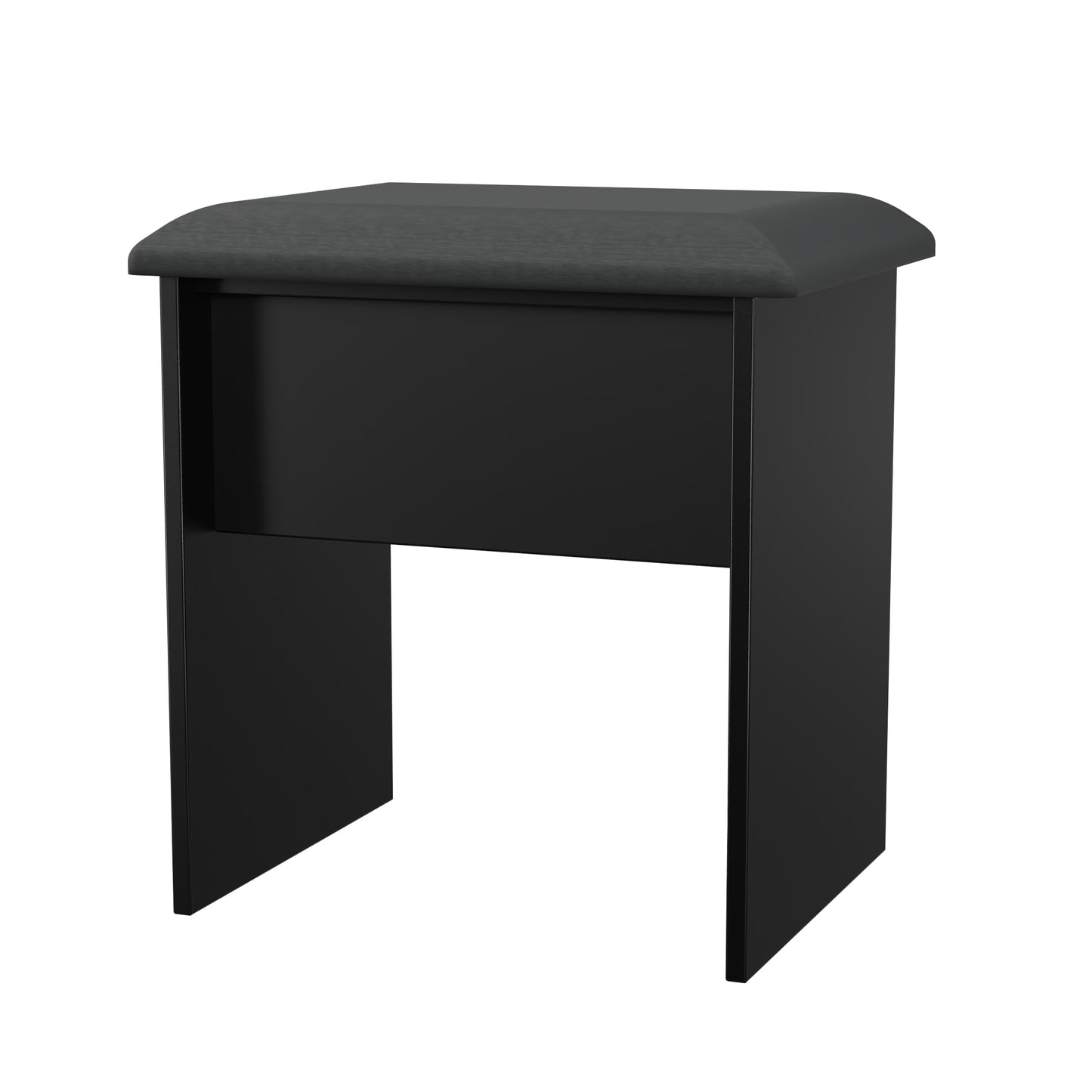 Camden Dressing Stool Black 50cm