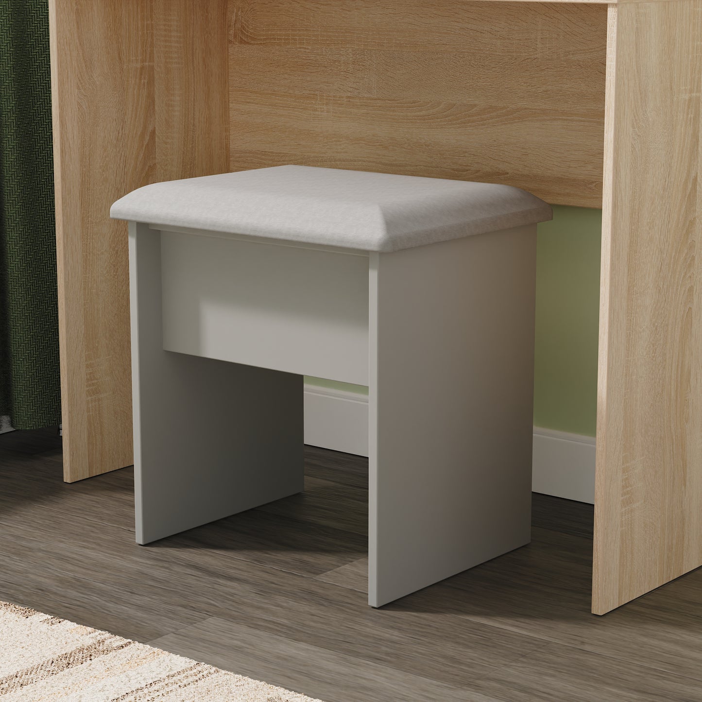 Camden Dressing Stool Grey 50cm