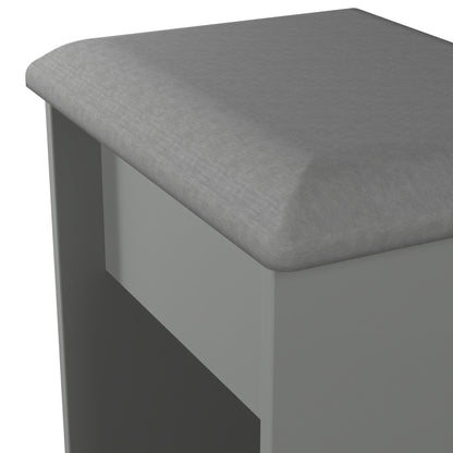 Camden Dressing Stool Grey 50cm