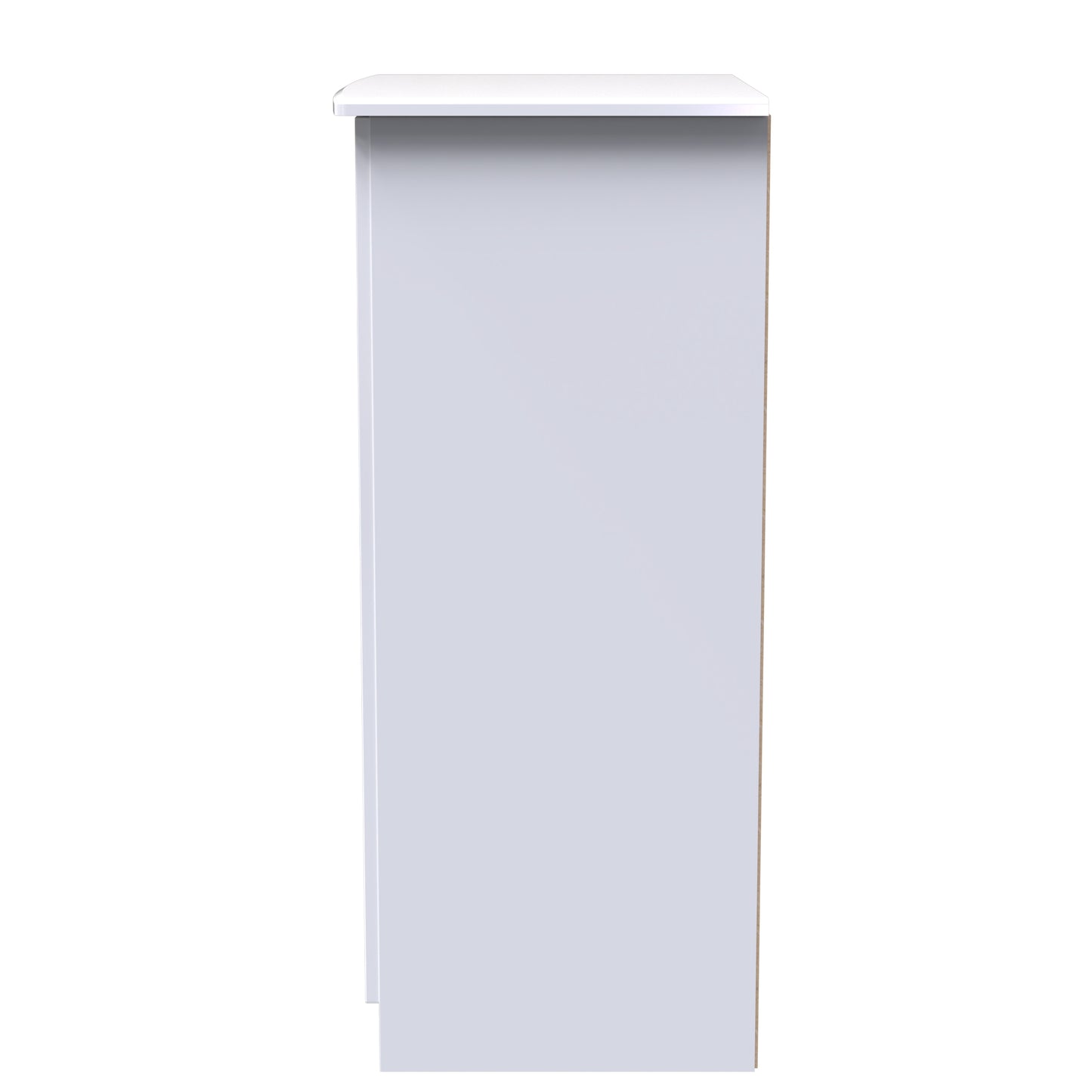 Camden Tall Wardrobe White 2 Doors 1 Shelf 126cm
