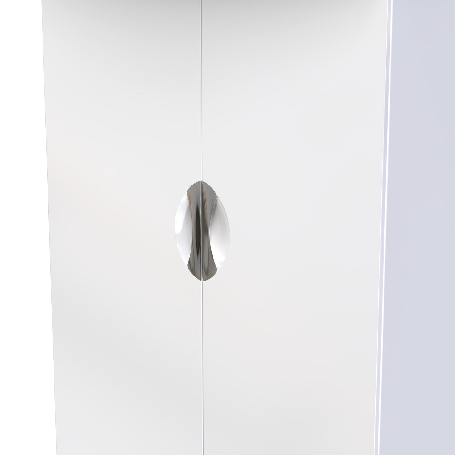 Camden Tall Wardrobe White 2 Doors 1 Shelf 126cm