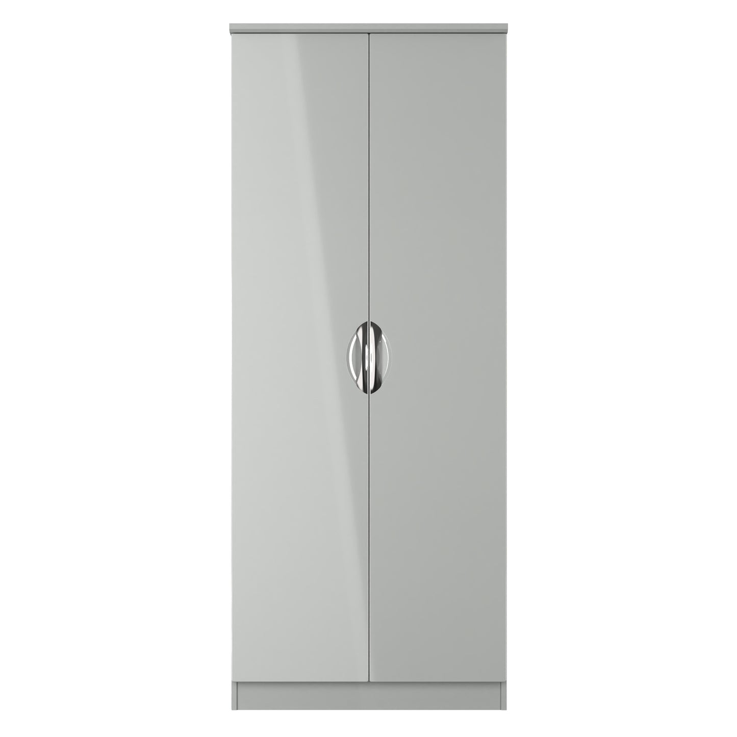 Camden Tall Wardrobe Grey 2 Doors 182cm