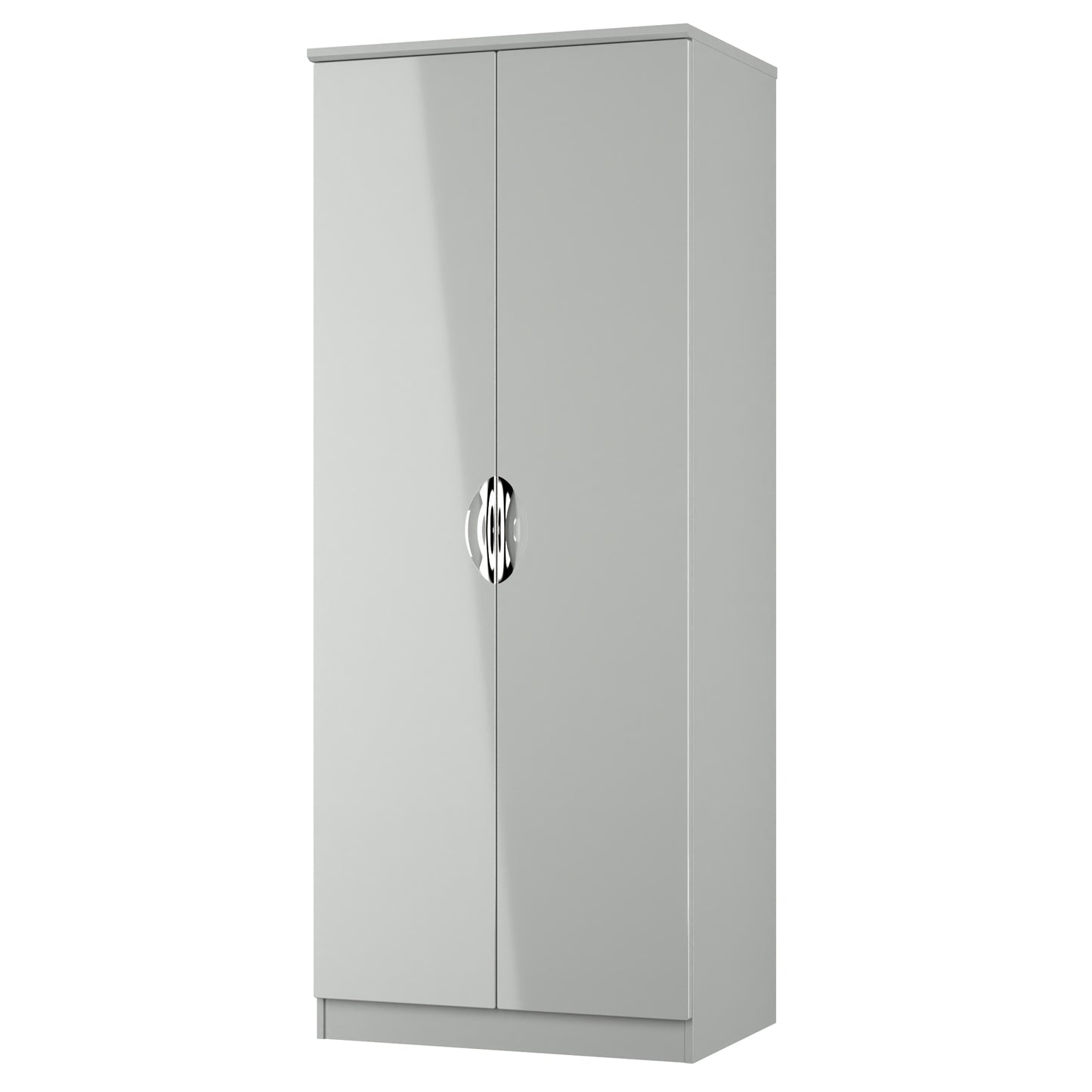 Camden Tall Wardrobe Grey 2 Doors 182cm