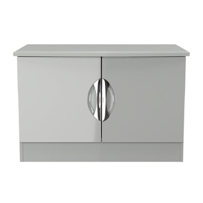 Camden TV Unit Grey 2 Doors 77cm