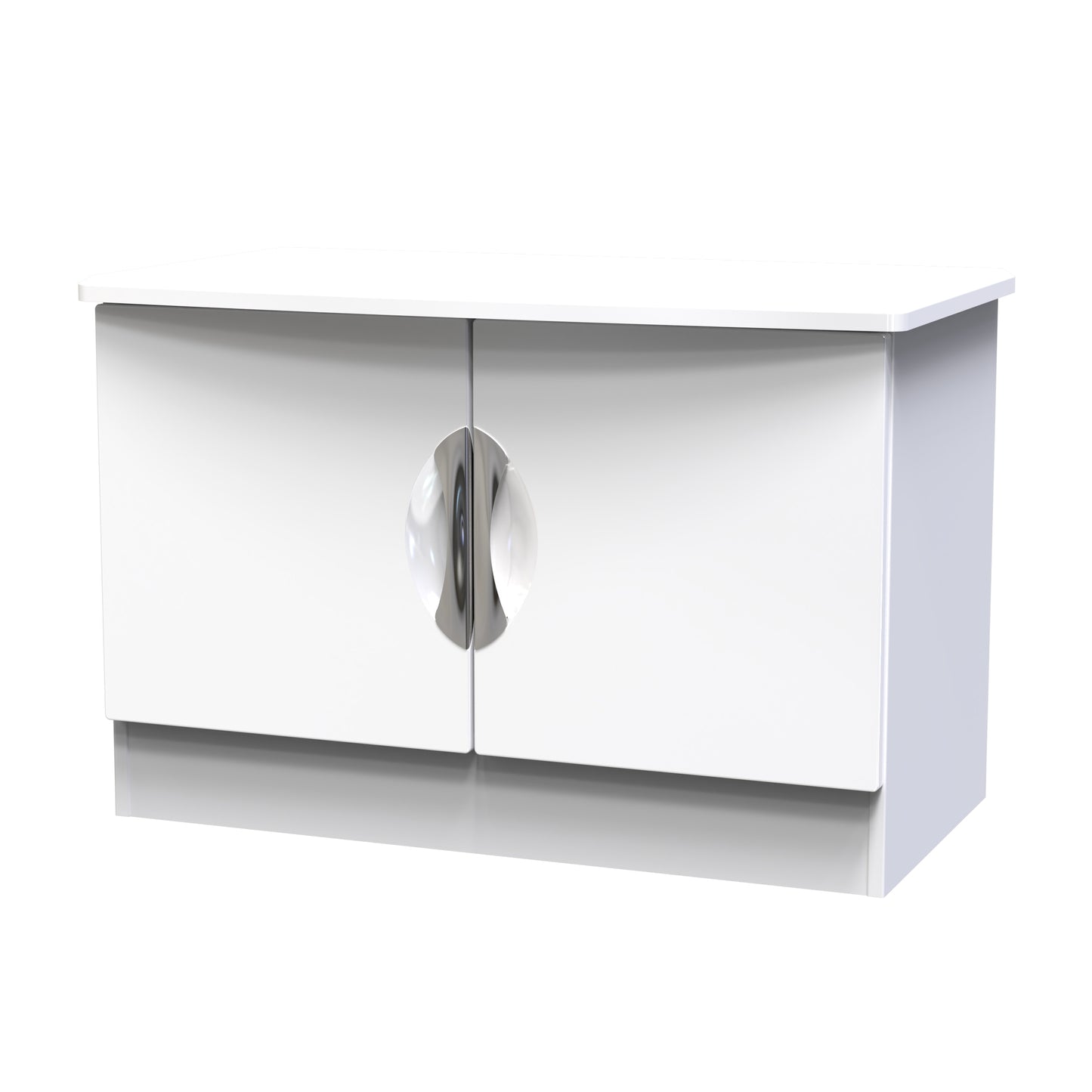 Camden Cupboard White 2 Doors 77cm