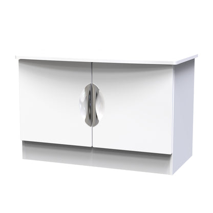 Camden Cupboard White 2 Doors 77cm