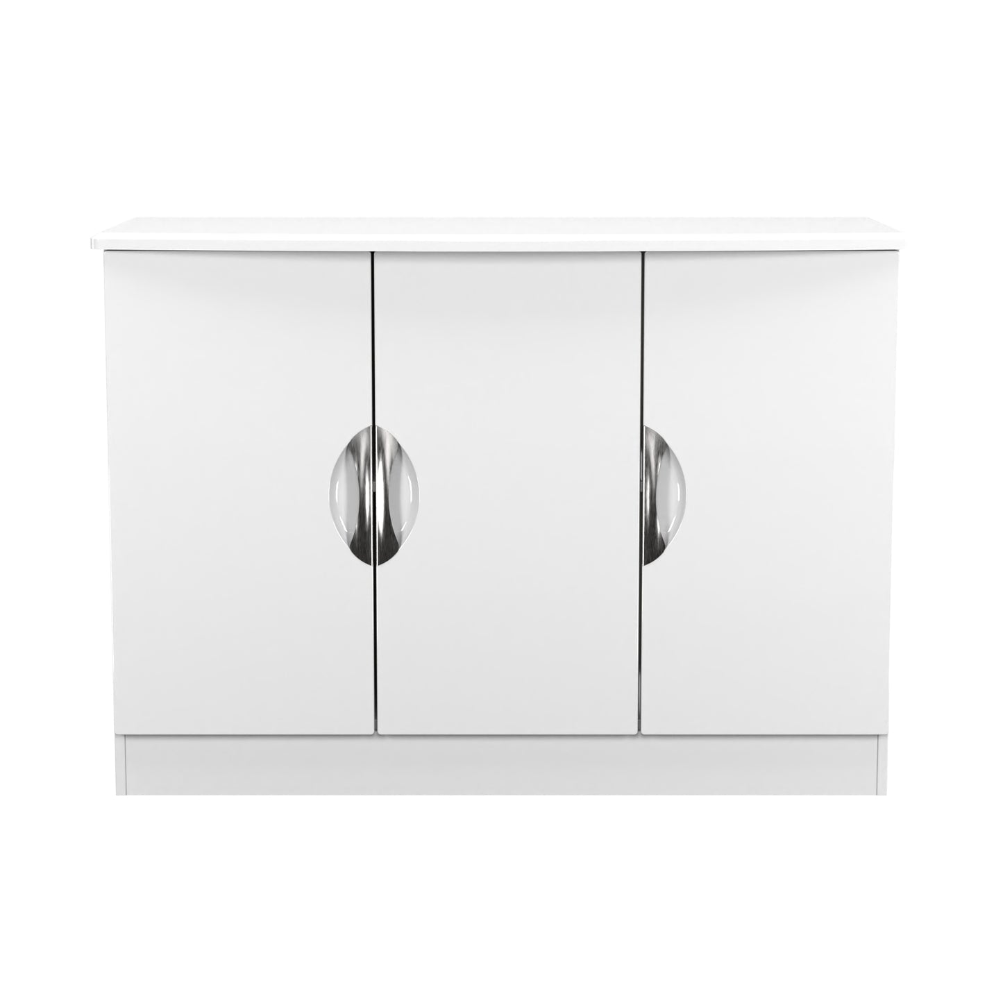 Camden Large Sideboard White 3 Doors 112cm