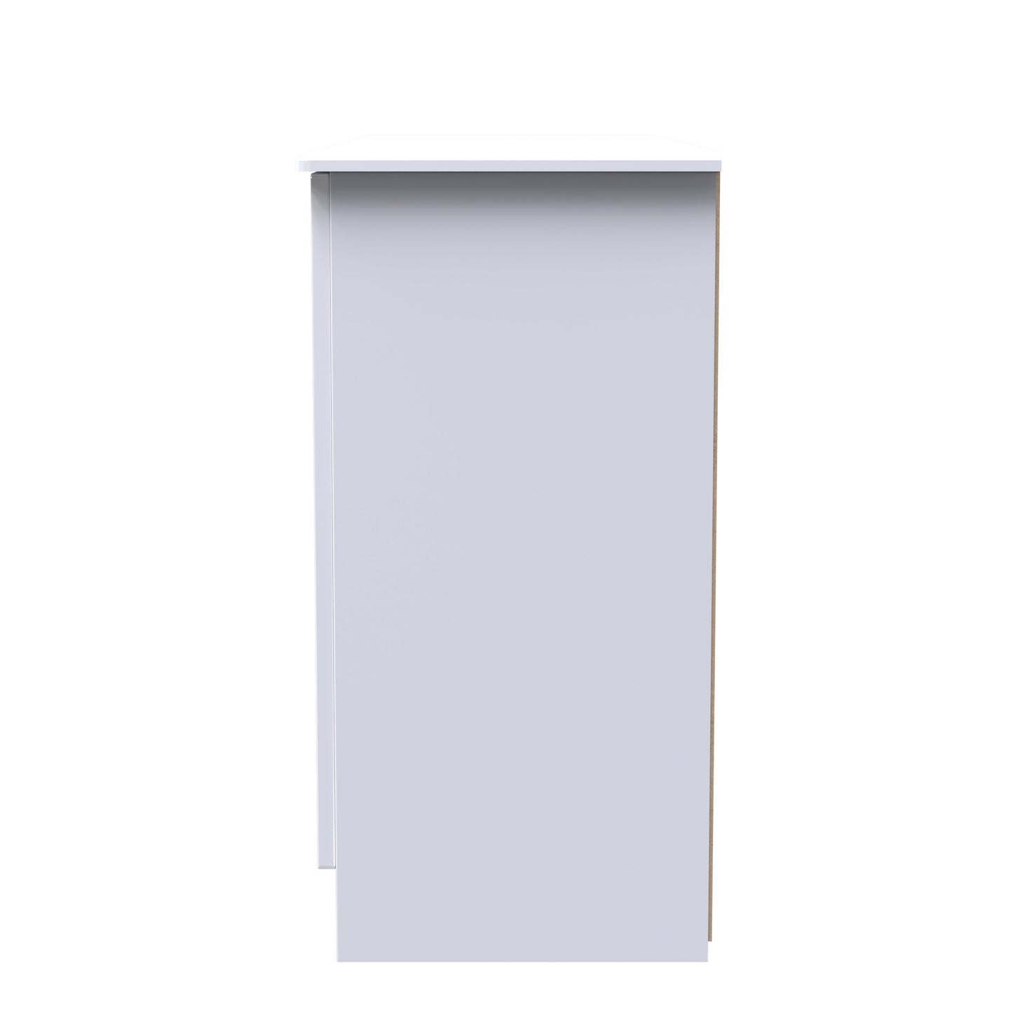 Camden Large Sideboard White 2 Doors 3 Drawers 128cm