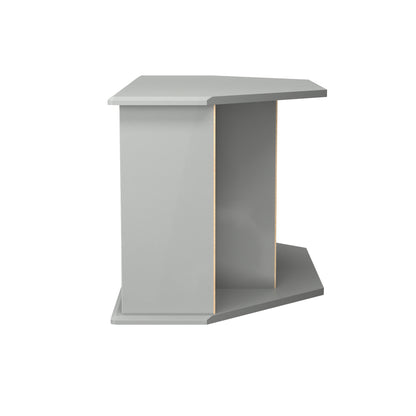 Camden Corner Corner TV Unit Grey 5 Shelves 1 Drawer 112cm