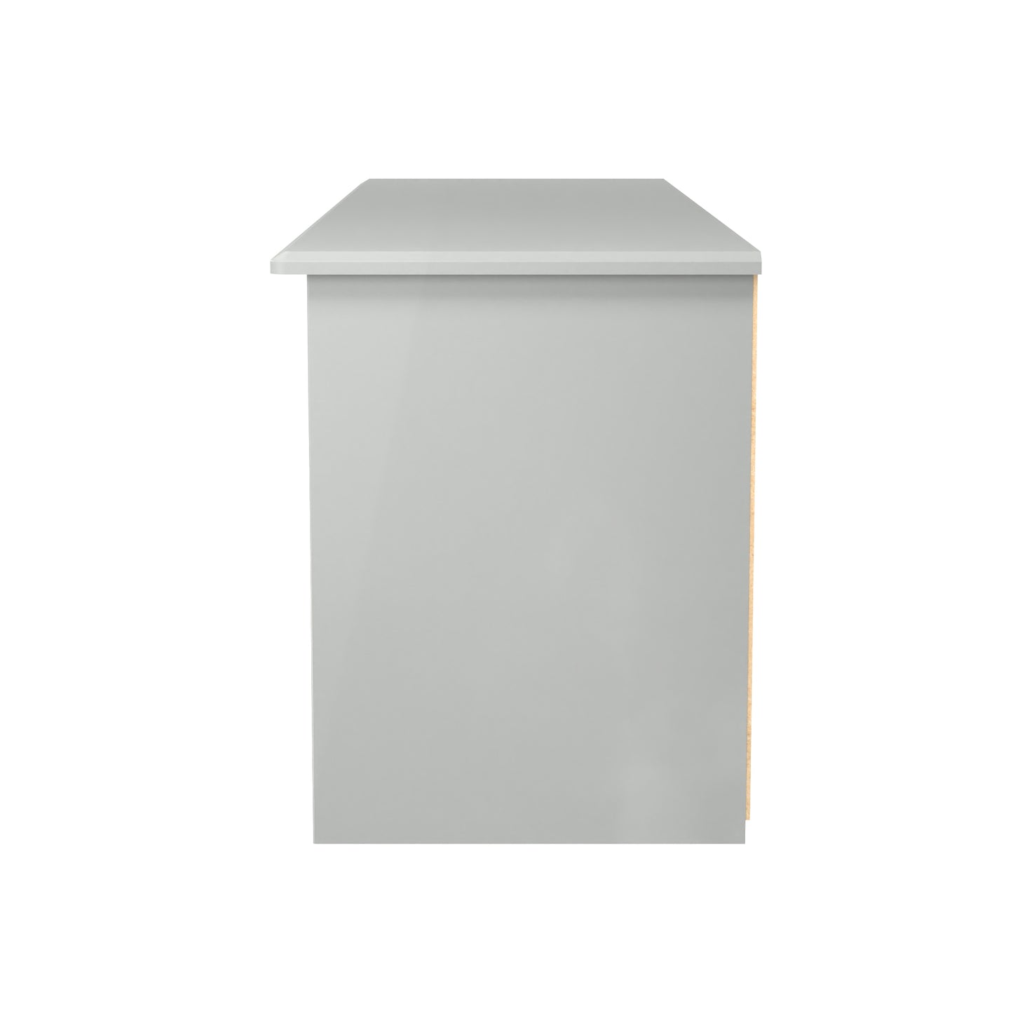 Camden Cupboard Grey 5 Shelves 1 Drawer 146cm
