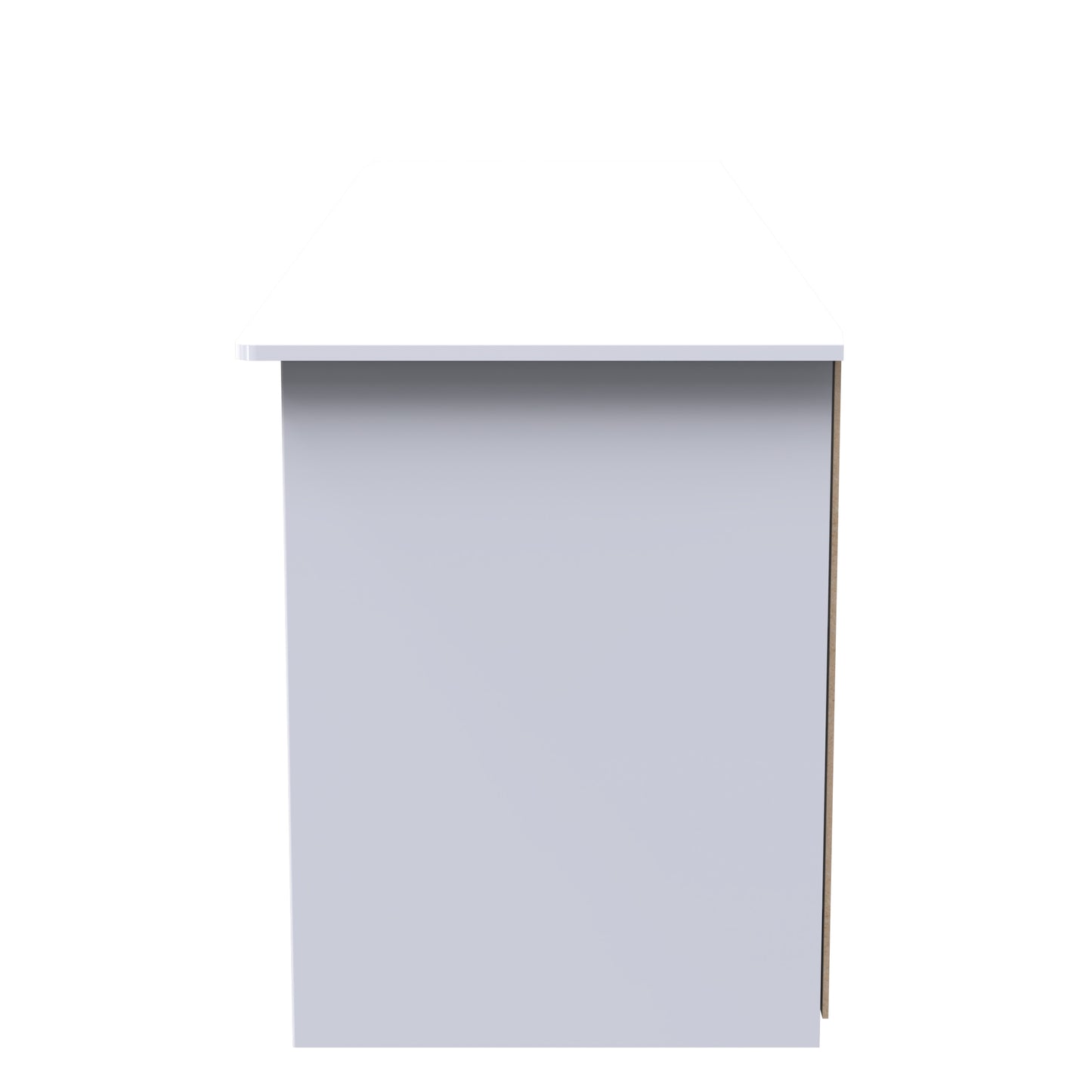 Camden Cupboard White 5 Shelves 1 Drawer 146cm