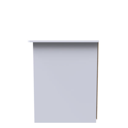 Camden Cupboard White 5 Shelves 1 Drawer 146cm