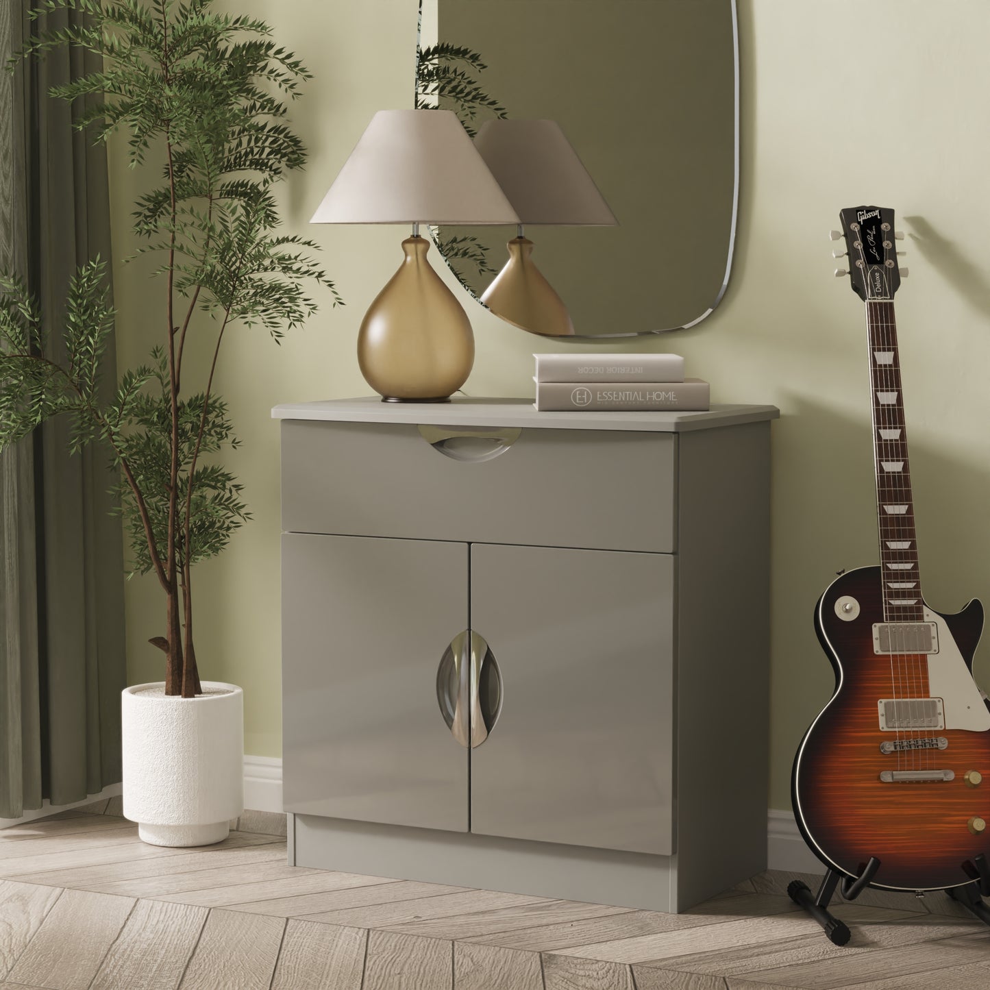 Camden Sideboard Grey 2 Doors 1 Drawer 79cm