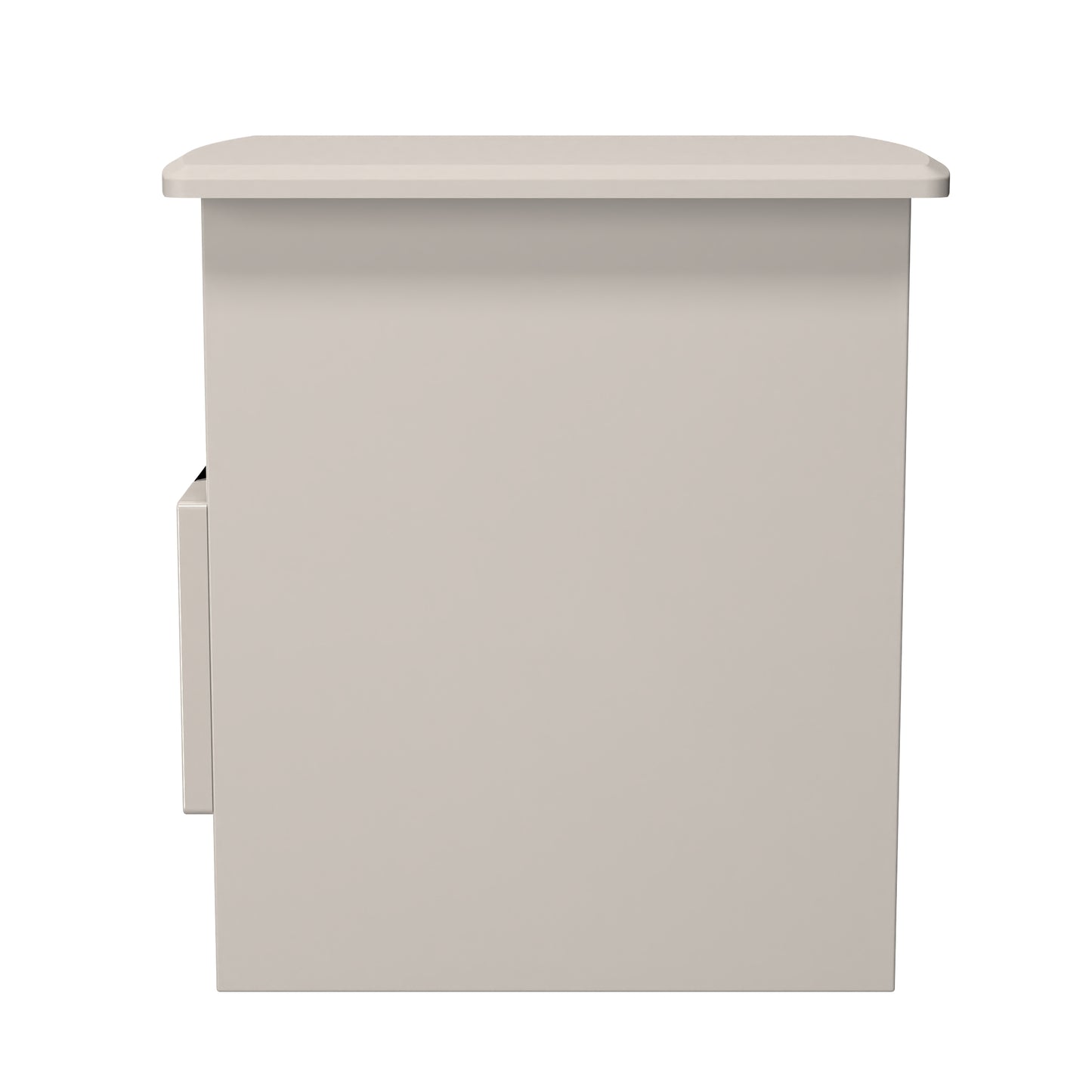 Camden Side Table Off-White 1 Shelf 1 Drawer 50cm