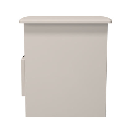 Camden Side Table Off-White 1 Shelf 1 Drawer 50cm