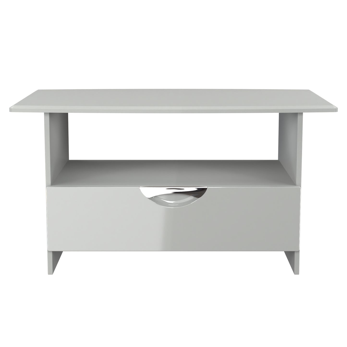 Camden Coffee Table Grey 1 Shelf 1 Drawer 93cm
