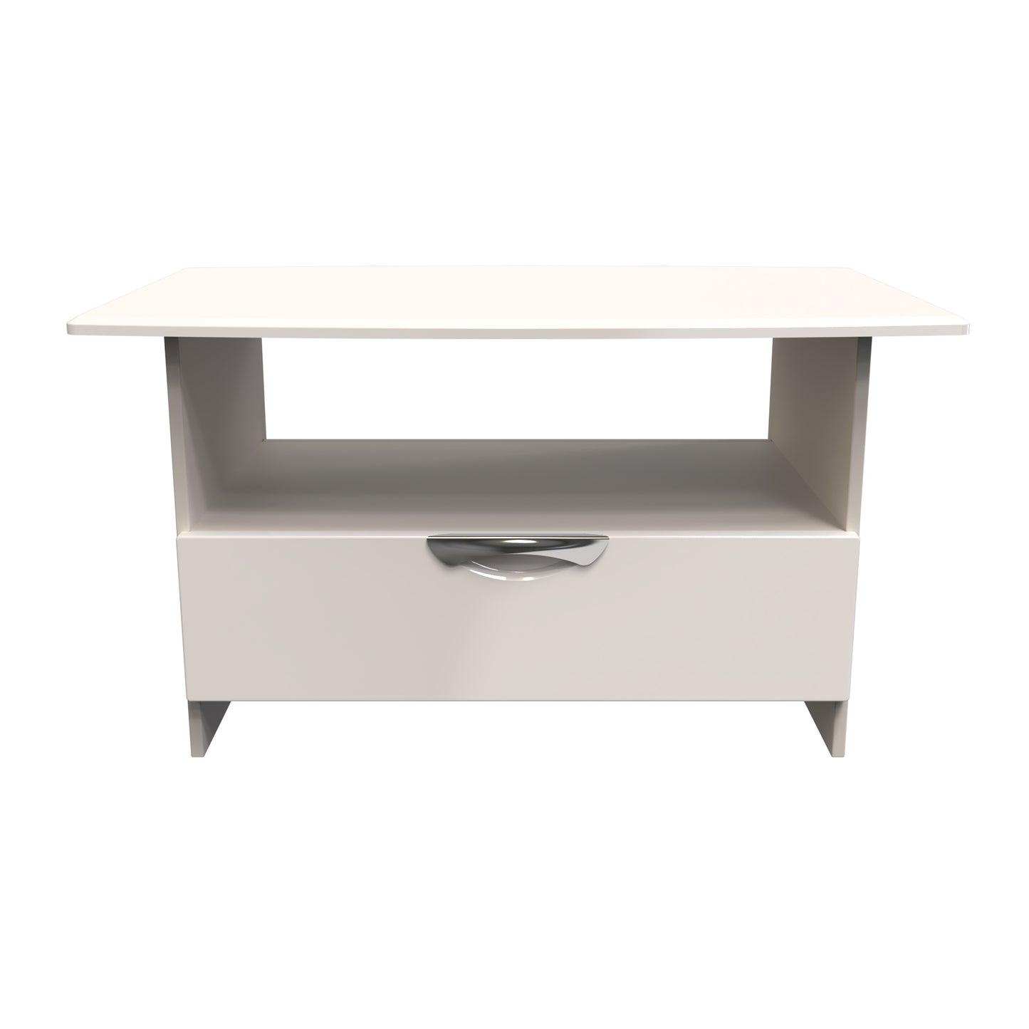 Camden Coffee Table Off-White 1 Shelf 1 Drawer 93cm