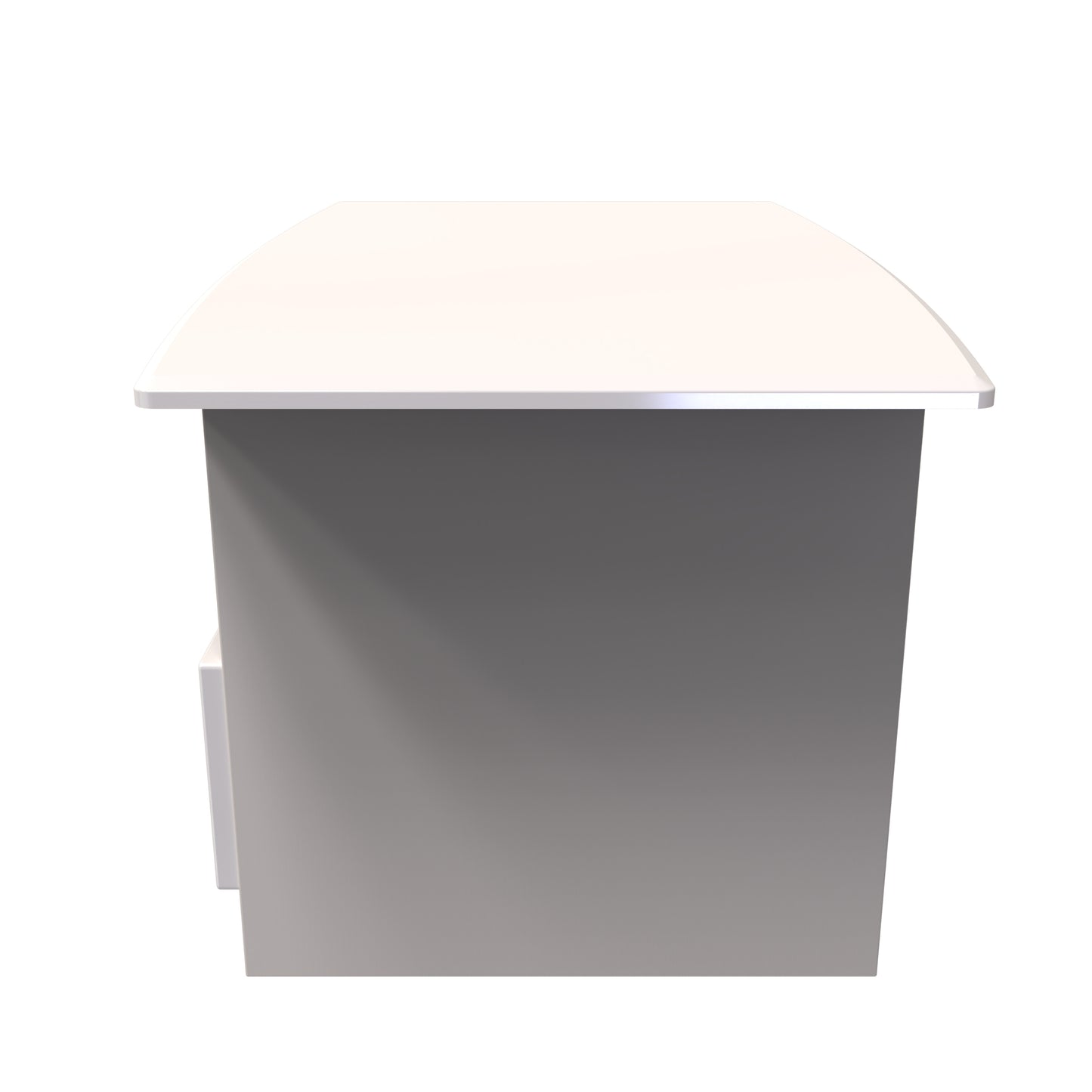 Camden Coffee Table Off-White 1 Shelf 1 Drawer 93cm