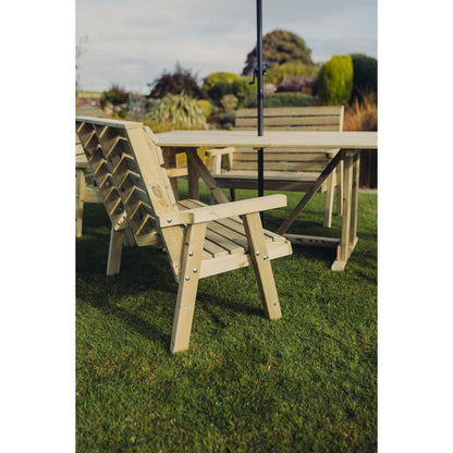 Clover Garden Patio Dining Set by Churnet Valley - 6 Seats - CLOT102