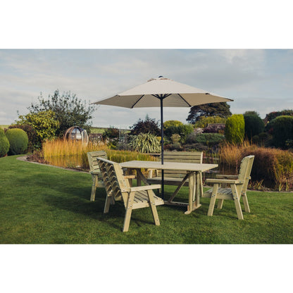 Clover Garden Patio Dining Set by Churnet Valley - 6 Seats - CLOT102