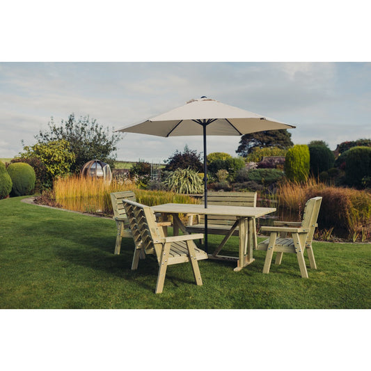 Clover Garden Patio Dining Set by Churnet Valley - 6 Seats - CLOT102