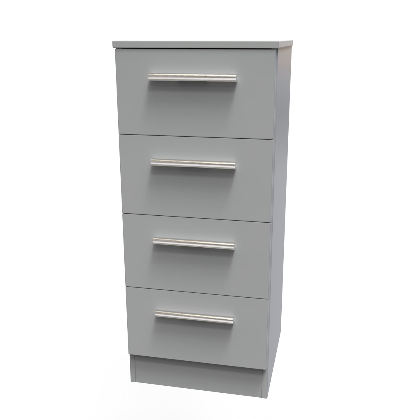 Contrast Tallboy Grey 4 Drawers 89cm