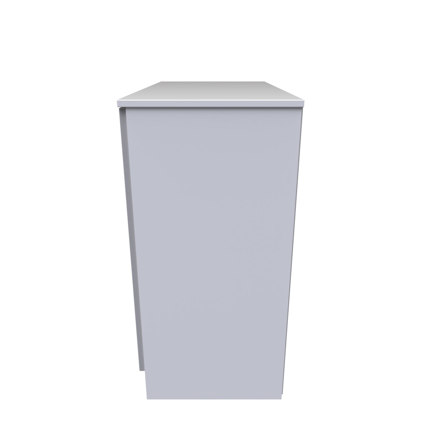 Contrast Cabinet Grey & White 2 Doors 1 Shelf 79cm