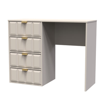 Cube Desk Off-White 4 Drawers 97cm