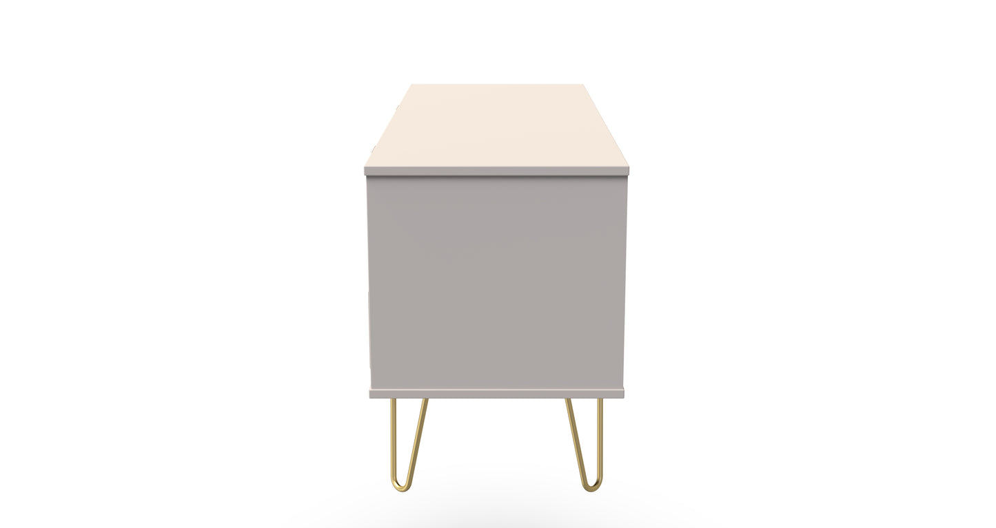 Cube Large Chest of Drawers Off-White 4 Drawers 115cm