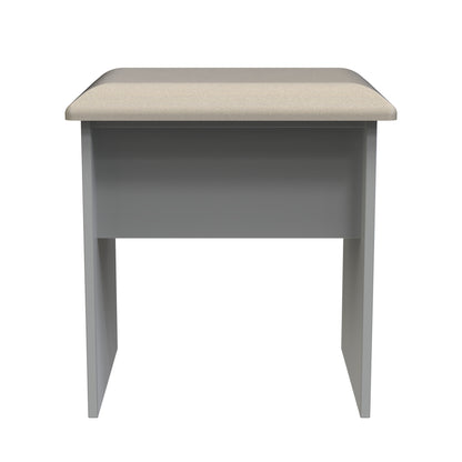 Cube Dressing Stool Grey 51cm