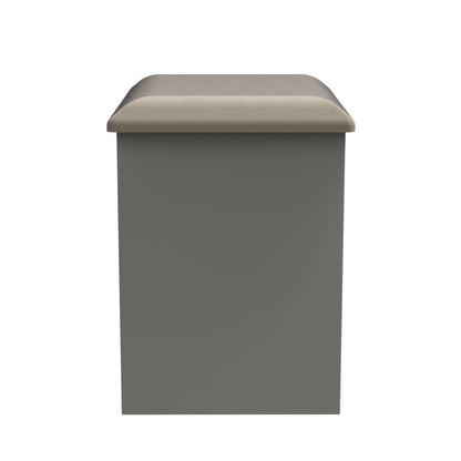 Cube Dressing Stool Grey 51cm