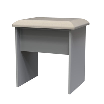 Cube Dressing Stool Grey 51cm