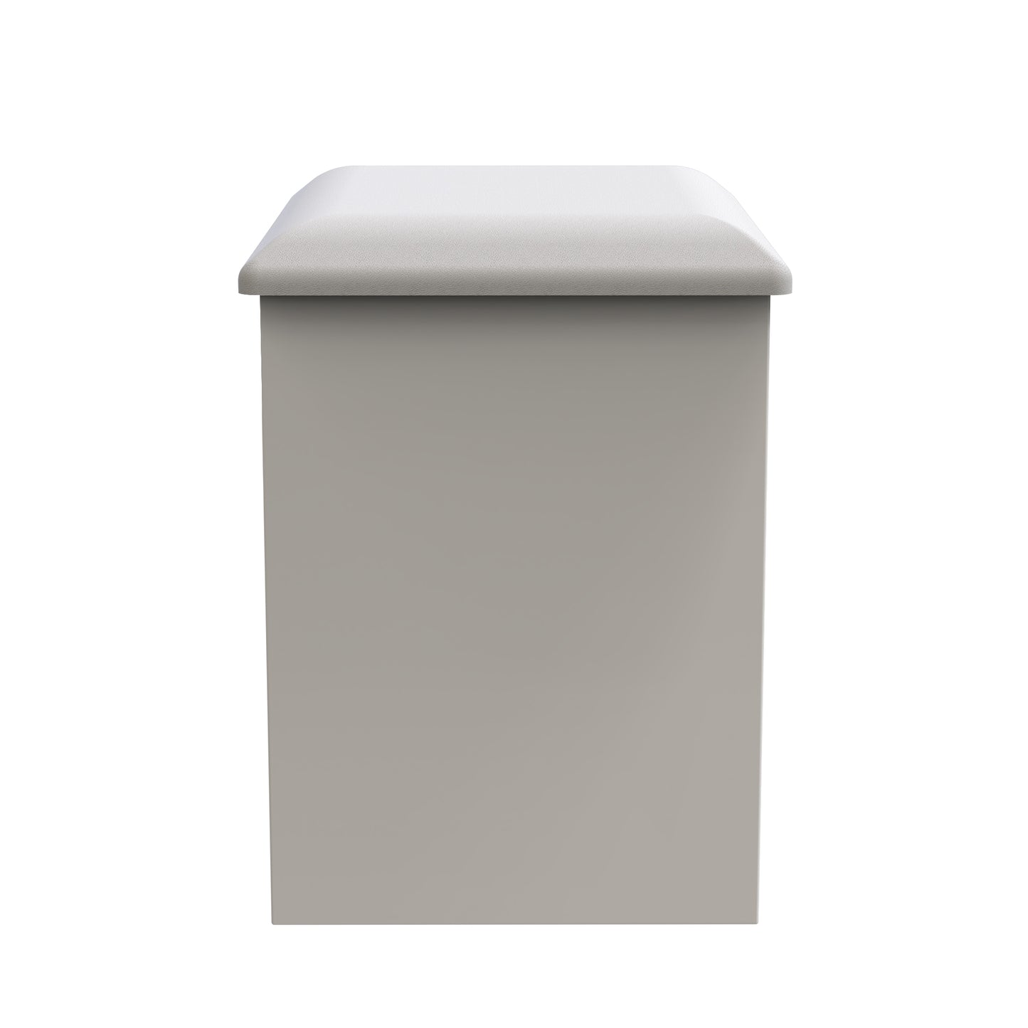 Cube Dressing Stool White 51cm