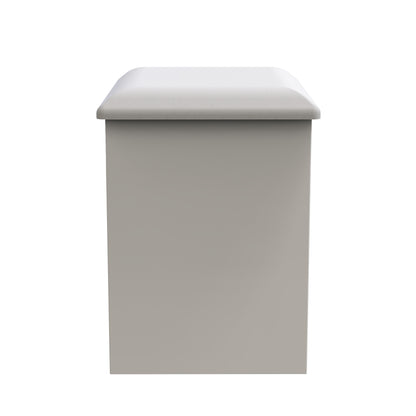 Cube Dressing Stool White 51cm