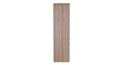 Cube Tall Wardrobe Oak 2 Doors 1 Shelf 197cm