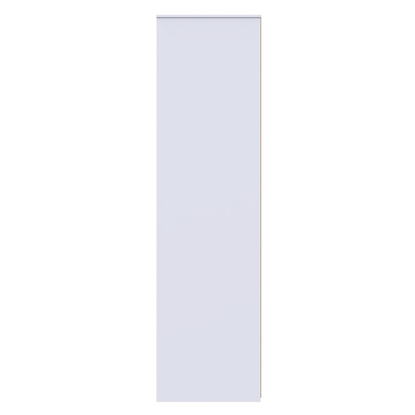 Cube Tall Wardrobe White 2 Doors 2 Drawers 197cm
