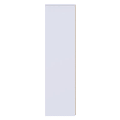 Cube Tall Wardrobe White 2 Doors 2 Drawers 197cm