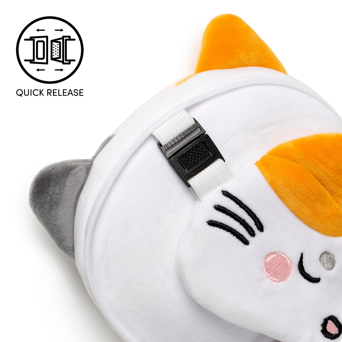 Adoramals Lola Cat Travel Pillow Eye Mask