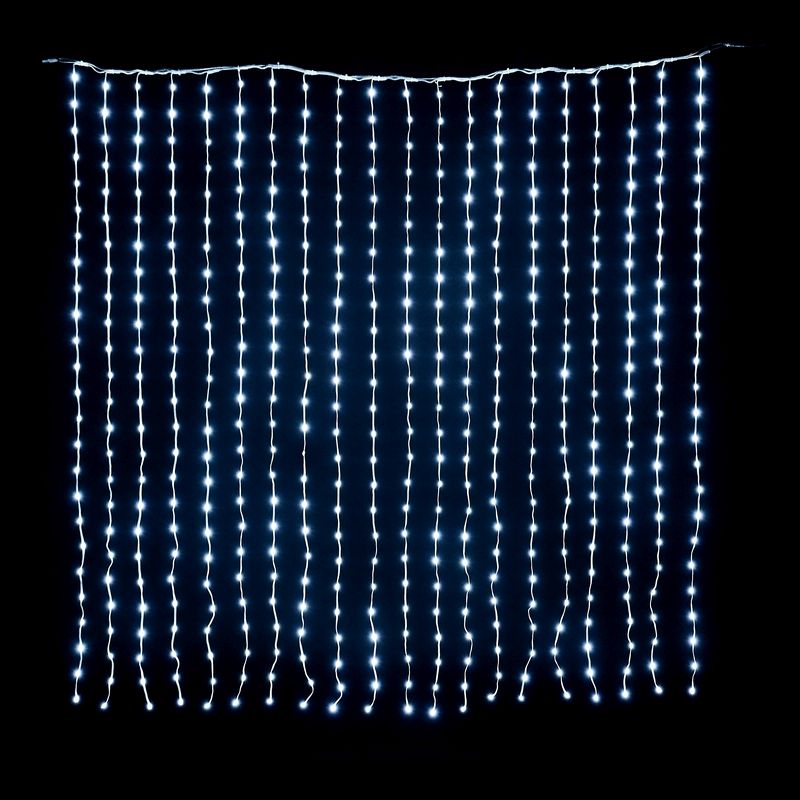 Curtain Christmas Light Multifunction White Outdoor 500 LED by Astralis Primary Image