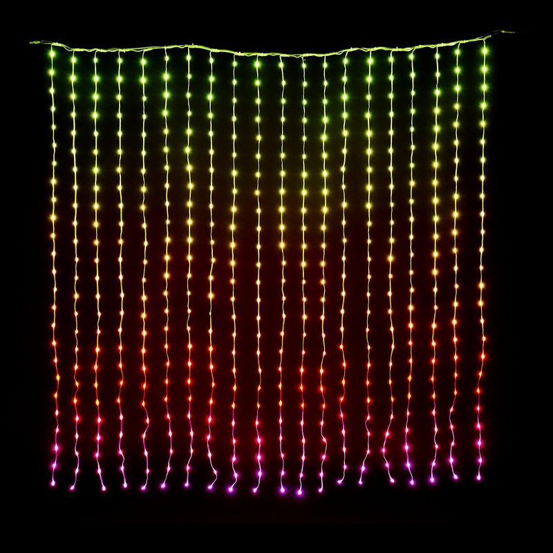 Curtain Christmas Light Multifunction White Outdoor 500 LED by Astralis