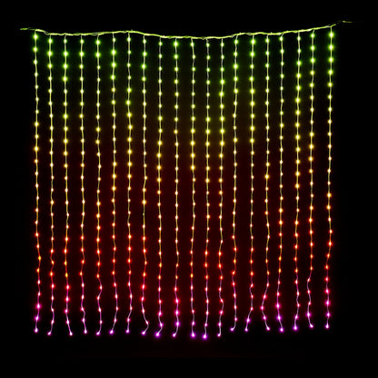 Curtain Christmas Light Multifunction White Outdoor 500 LED by Astralis