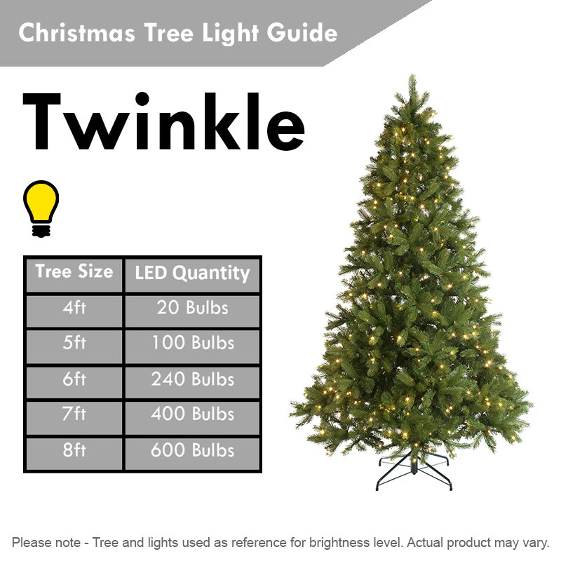 6ft Norway Spruce Christmas Tree Artificial - White Frosted Green 766 Tips