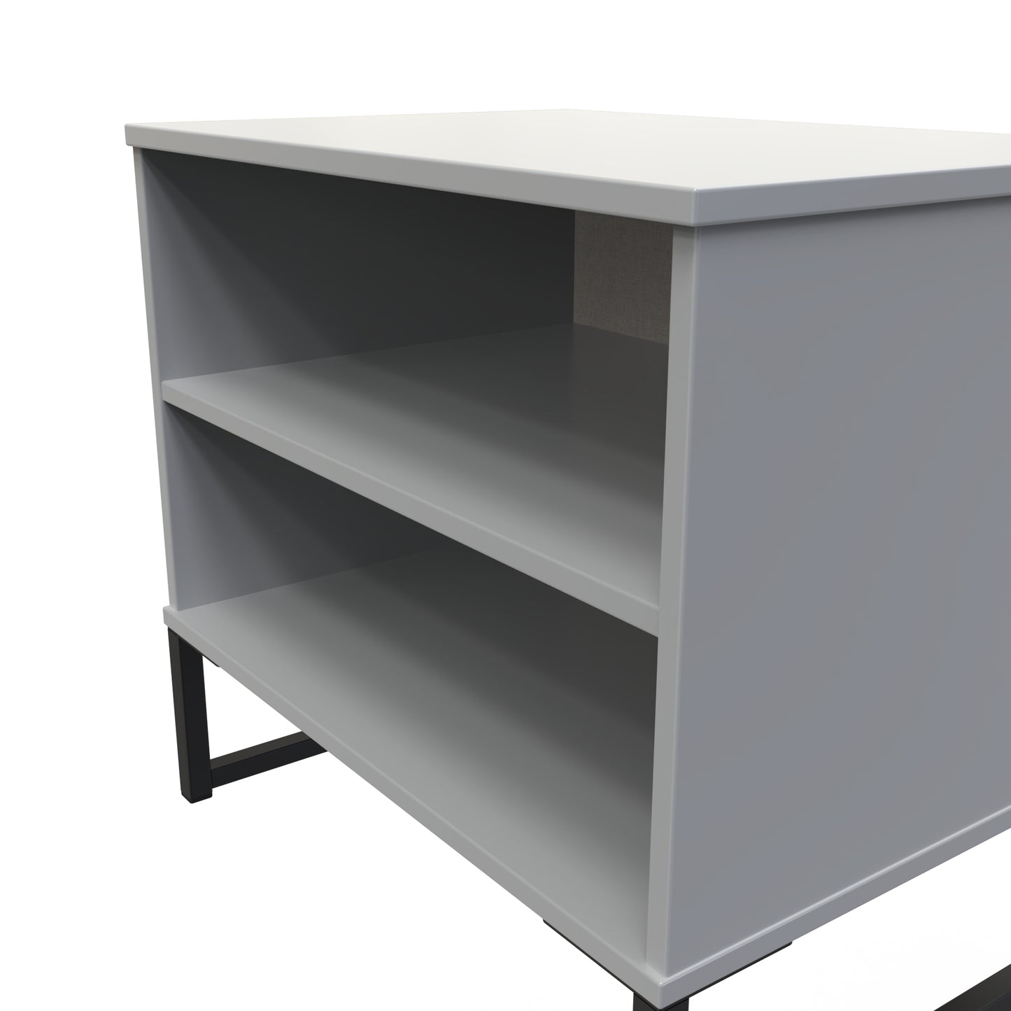 Diego G Shelving Unit Grey 2 Shelves 58cm