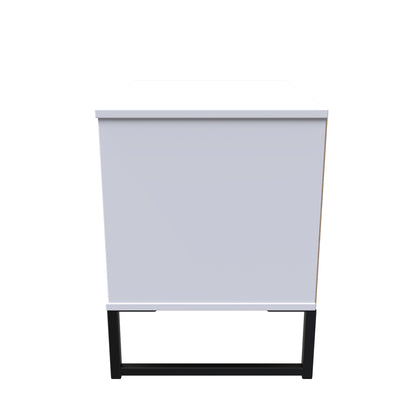 Diego G Shelving Unit White 2 Shelves 58cm