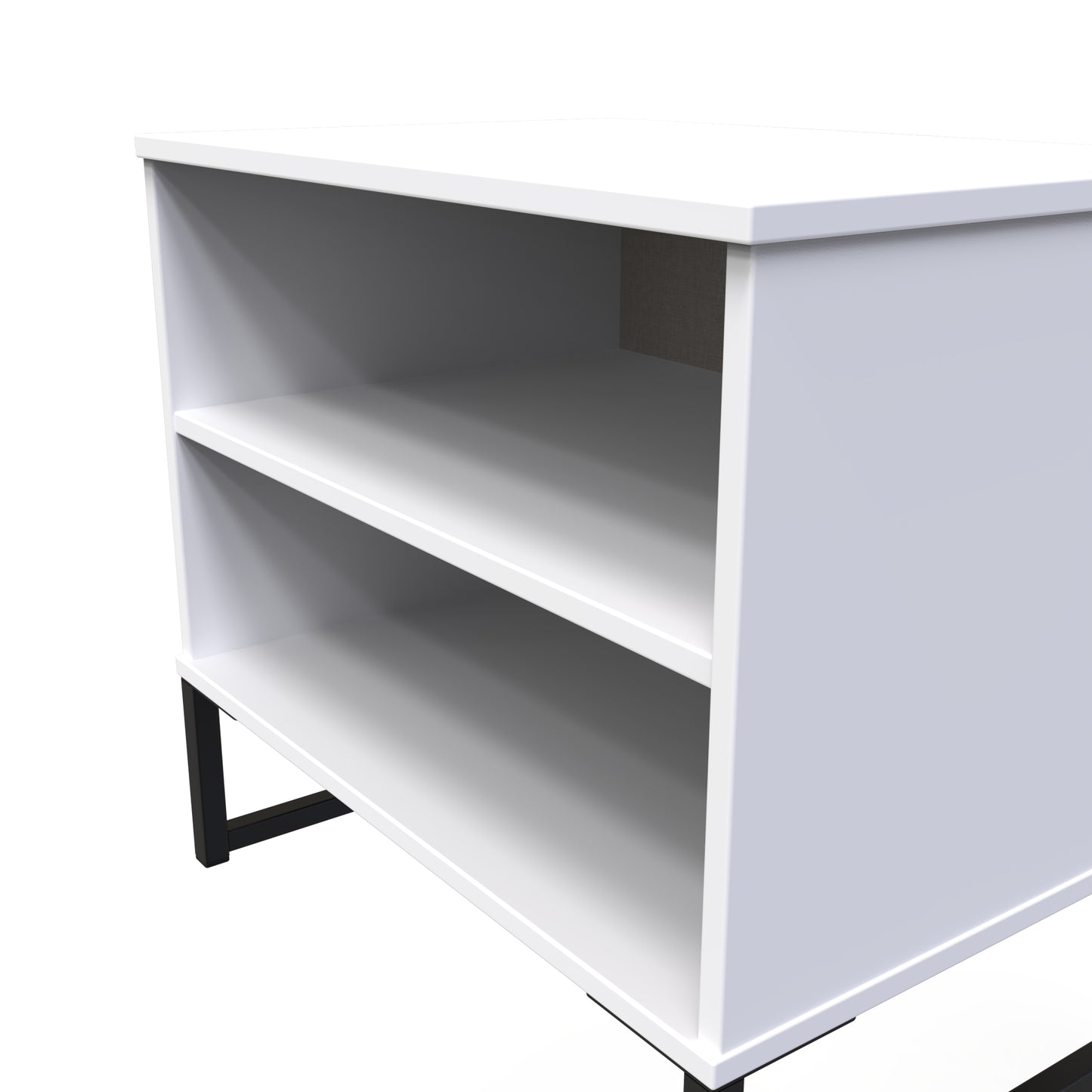 Diego G Shelving Unit White 2 Shelves 58cm