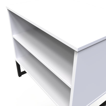 Diego G Shelving Unit White 2 Shelves 58cm