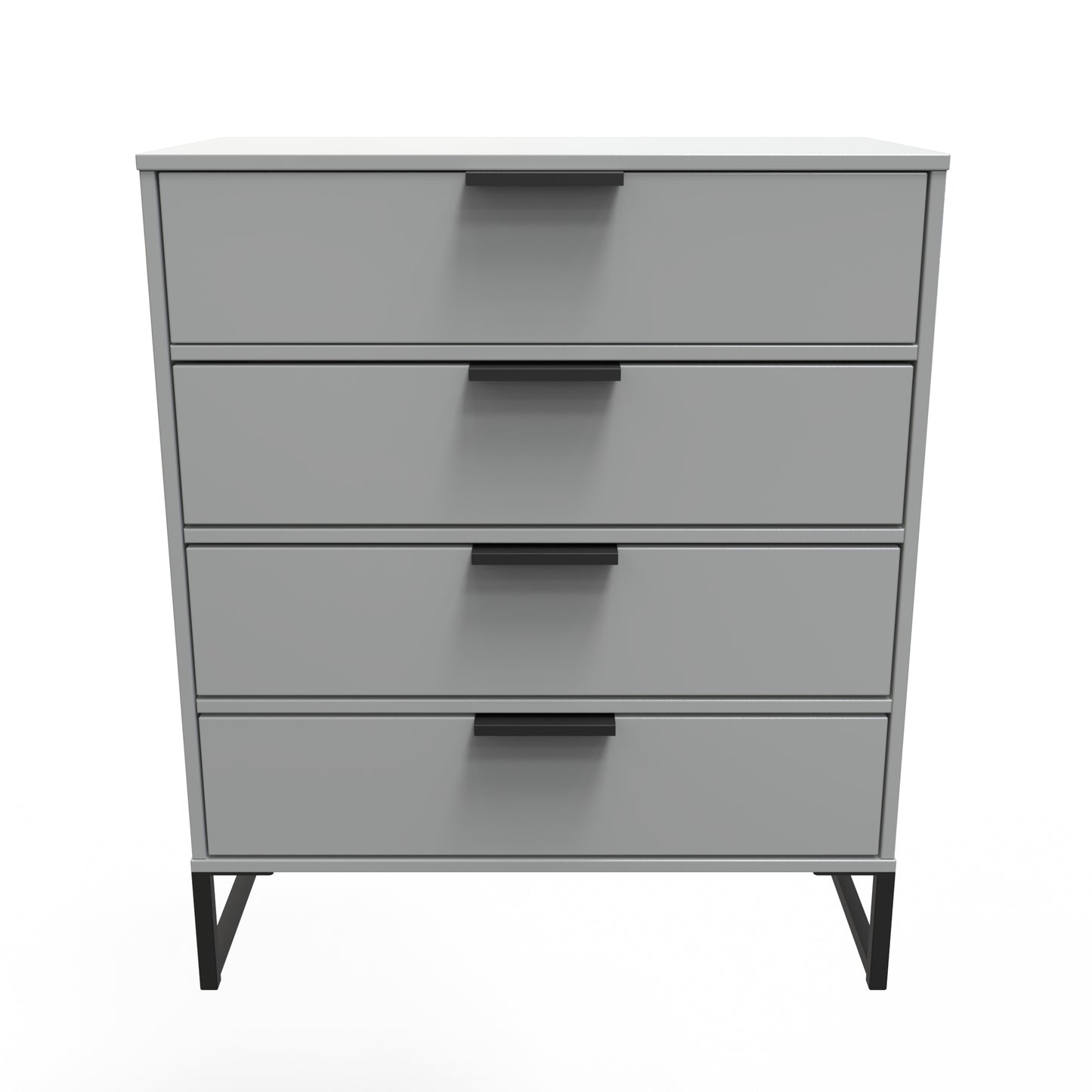 Diego G Chest of Drawers Grey 4 Drawers 91cm